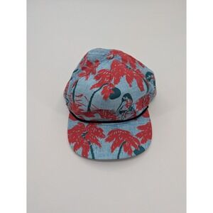 Brixton Henshaw Snapback High‎ Crown Cap Luau Blue BRXTN Multi Color